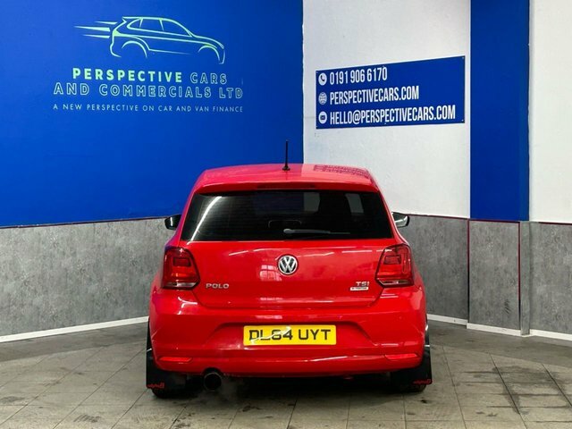 Volkswagen Polo 1.2 Se Tsi 89 Bhp DL64UYT Red #4