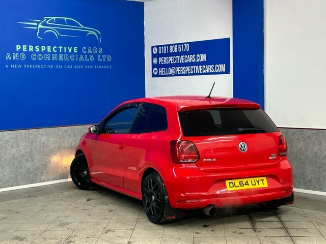 Volkswagen Polo 1.2 Se Tsi 89 Bhp DL64UYT Red #5