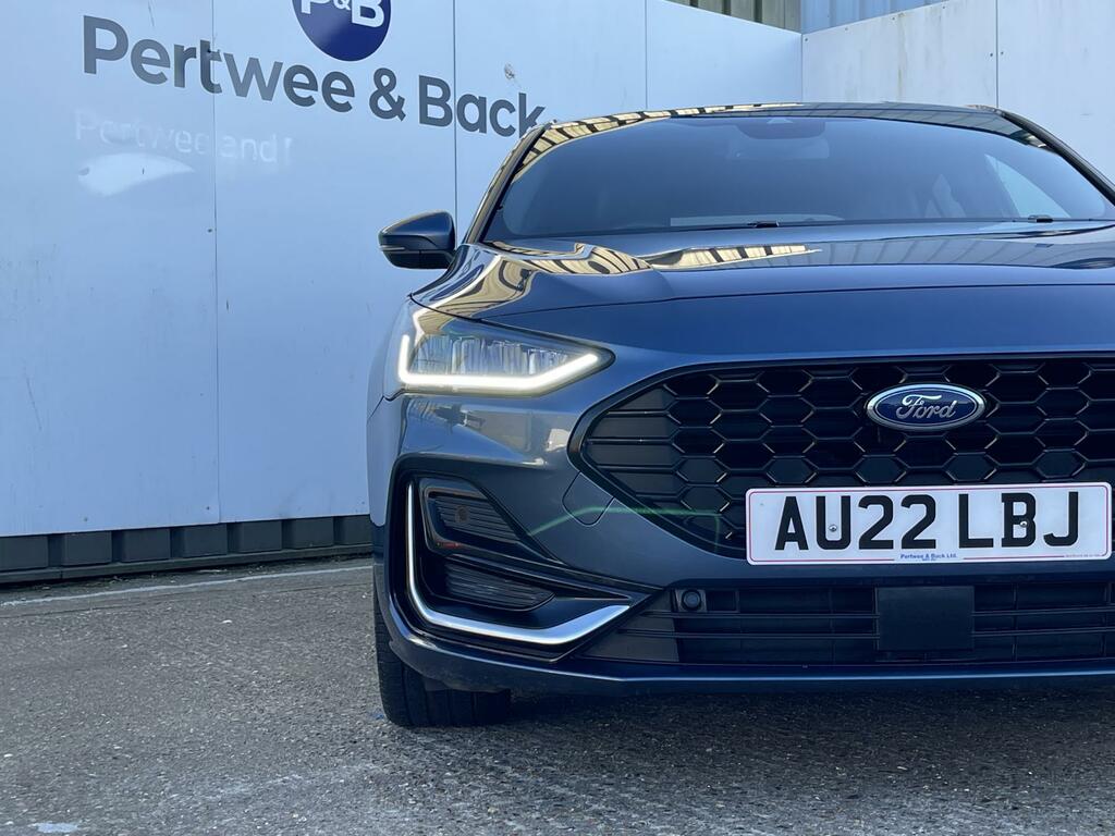 Ford Focus 1.0T Ecoboost St-line Vignale Hatchback AU22LBJ Blue #3