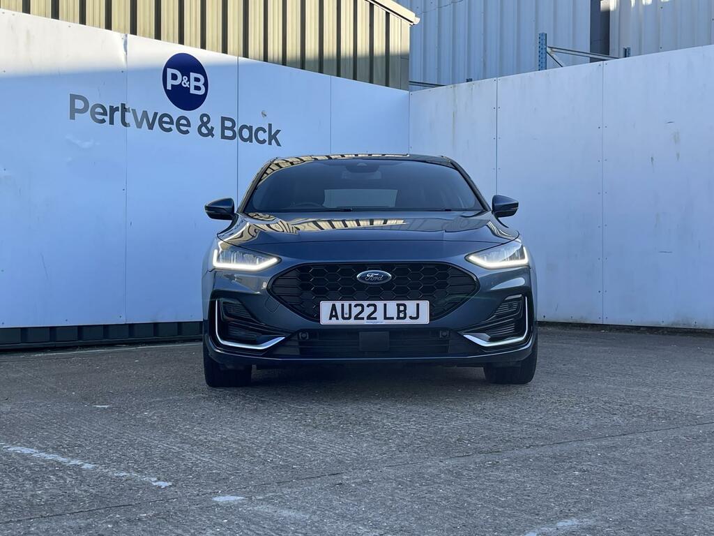 Ford Focus 1.0T Ecoboost St-line Vignale Hatchback AU22LBJ Blue #4