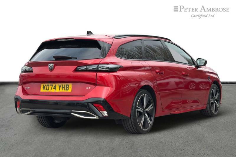 Peugeot 308 SW 1.2 Hybrid 136 Gt E-dsc6 - 2025 74 Red #3