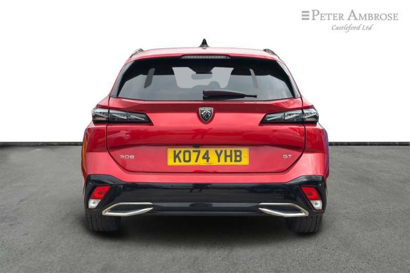 Peugeot 308 SW 1.2 Hybrid 136 Gt E-dsc6 - 2025 74 Red #4