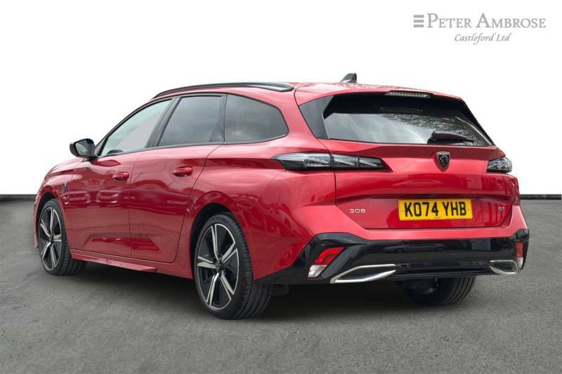 Peugeot 308 SW 1.2 Hybrid 136 Gt E-dsc6 - 2025 74 Red #5