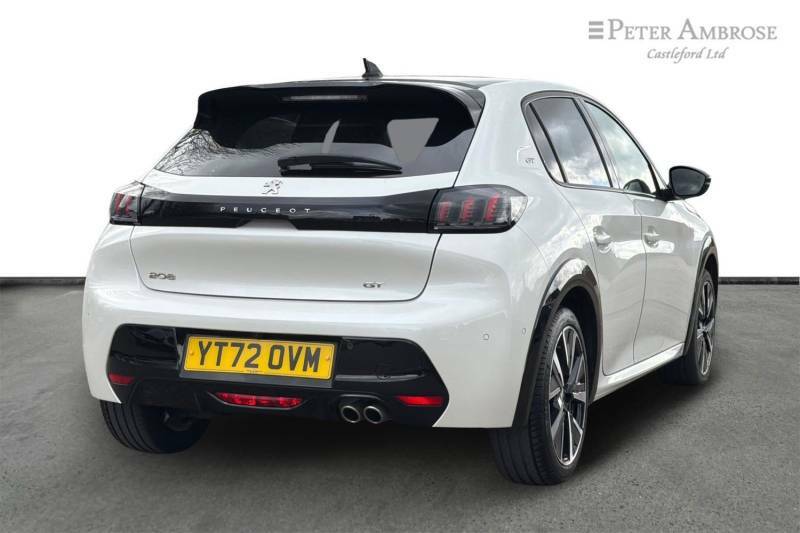 Peugeot 208 1.2 Puretech Gt Hatchback Eat Euro 6 S YT72OVM White #3