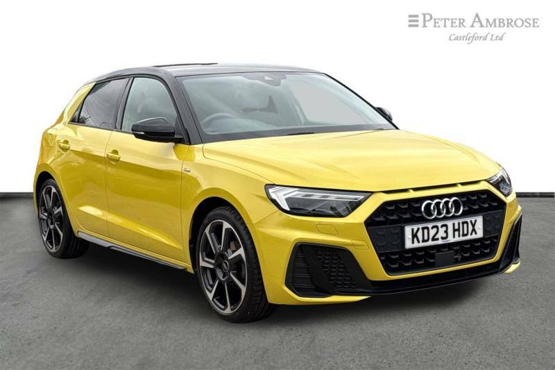 Audi A1 A1 S Line Black Ed 25 Tfs - 2023 23 Yellow
