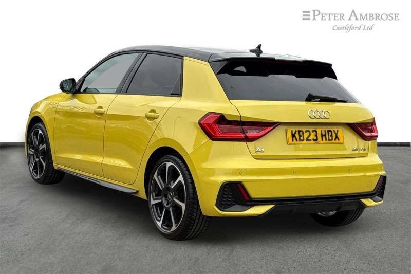 Audi A1 A1 S Line Black Ed 25 Tfs - 2023 23 KD23HDX Yellow #5