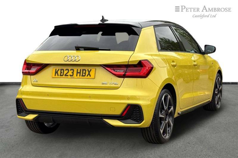 Audi A1 A1 S Line Black Ed 25 Tfs - 2023 23 KD23HDX Yellow #3