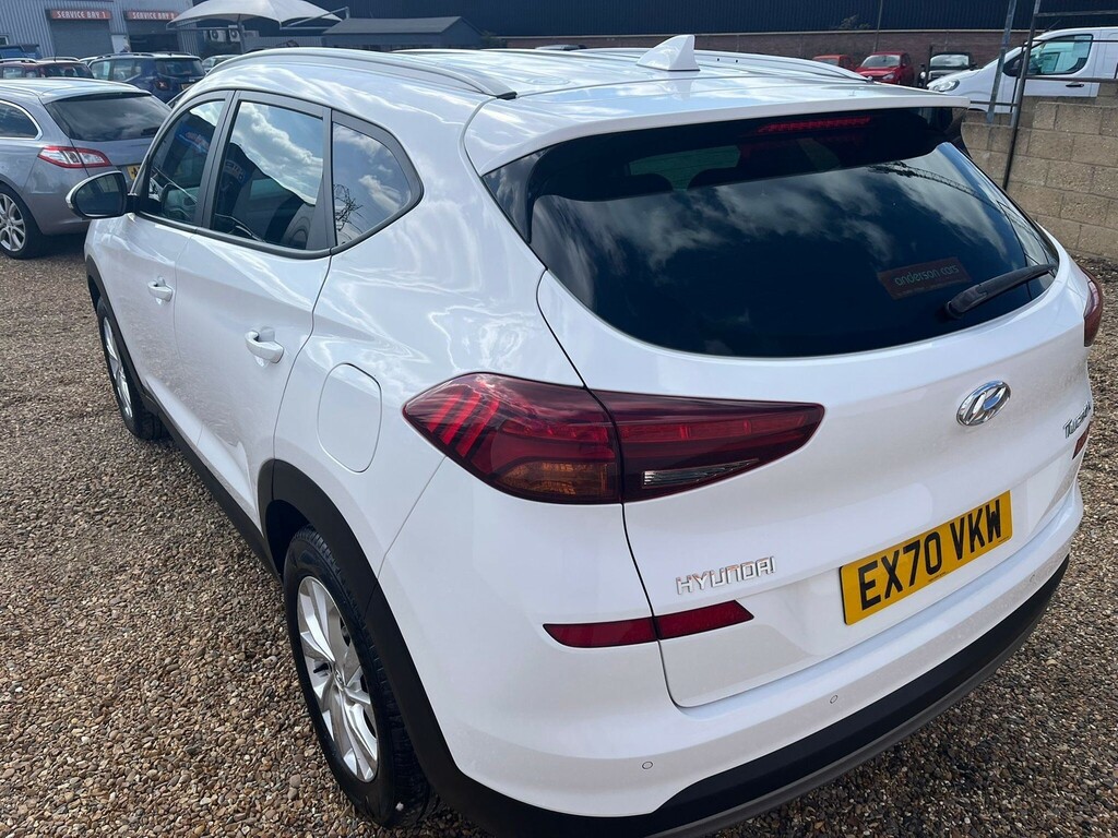 Hyundai Tucson 1.6 T-gdi Se Nav Dct Euro 6 Ss EX70VKW White #5
