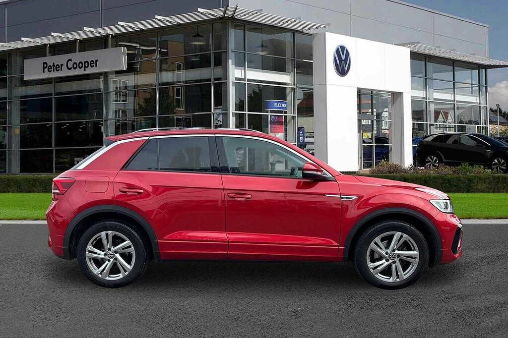 Volkswagen T-Roc 1.5 Tsi R-line Dsg YG72XRO Red #4