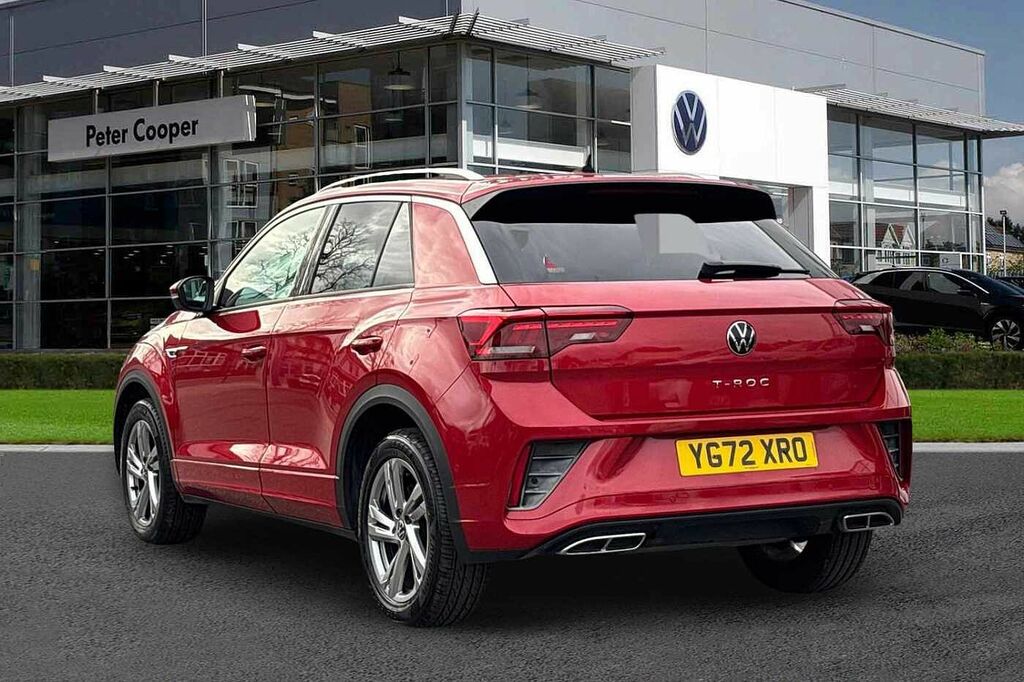 Volkswagen T-Roc 1.5 Tsi R-line Dsg YG72XRO Red #3