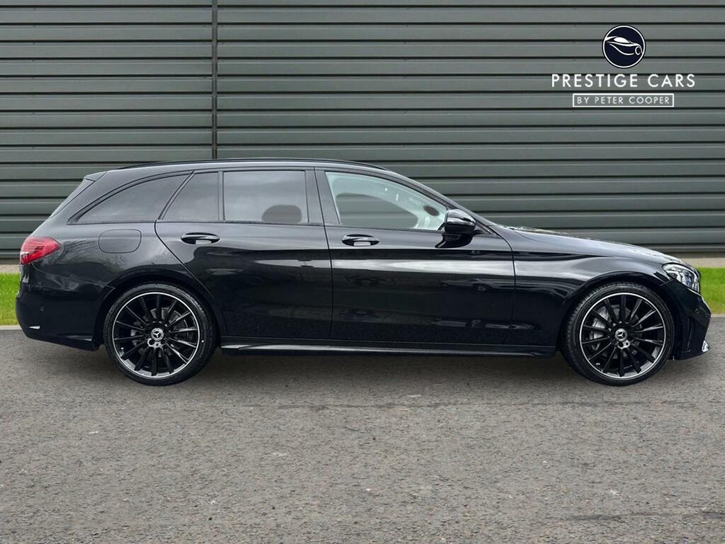Mercedes-Benz C Class 1.5 C200 Mhev Amg Line Night Edition Premium G-t KT70HXV Black #4