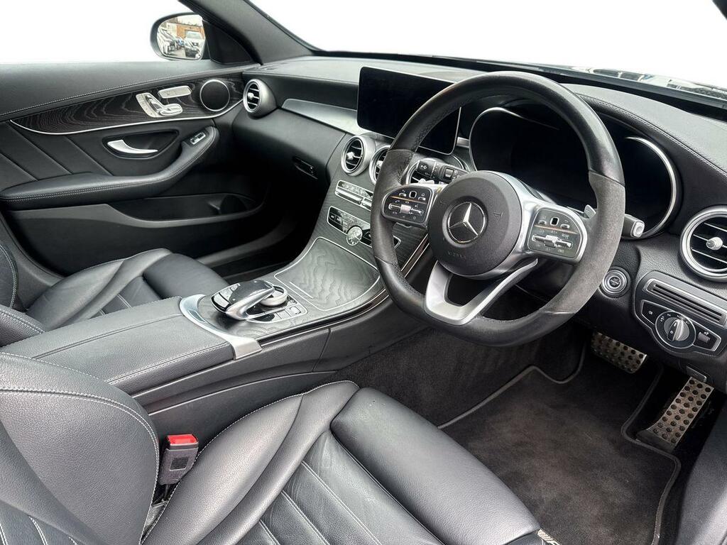 Mercedes-Benz C Class 1.5 C200 Mhev Amg Line Night Edition Premium G-t KT70HXV Black #6