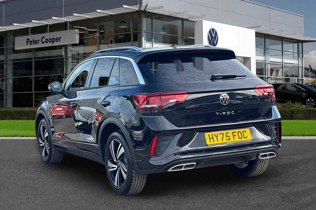 Volkswagen T-Roc 1.5 Tsi R-line Dsg HY75FOC Black #3