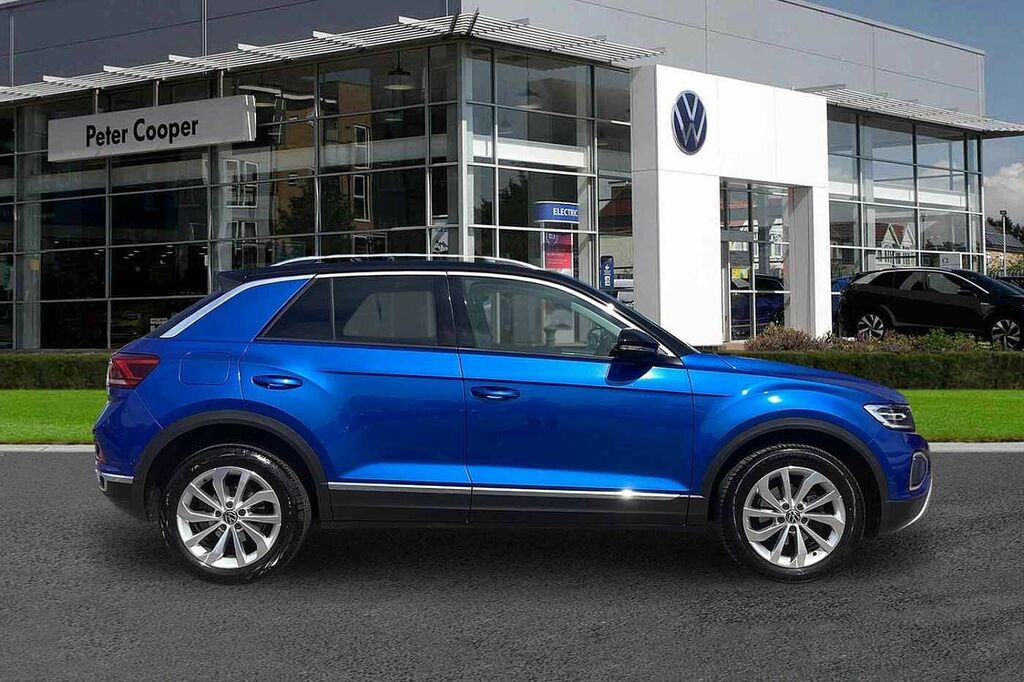 Volkswagen T-Roc 1.5 Tsi Style Dsg HY72TYU Blue #4