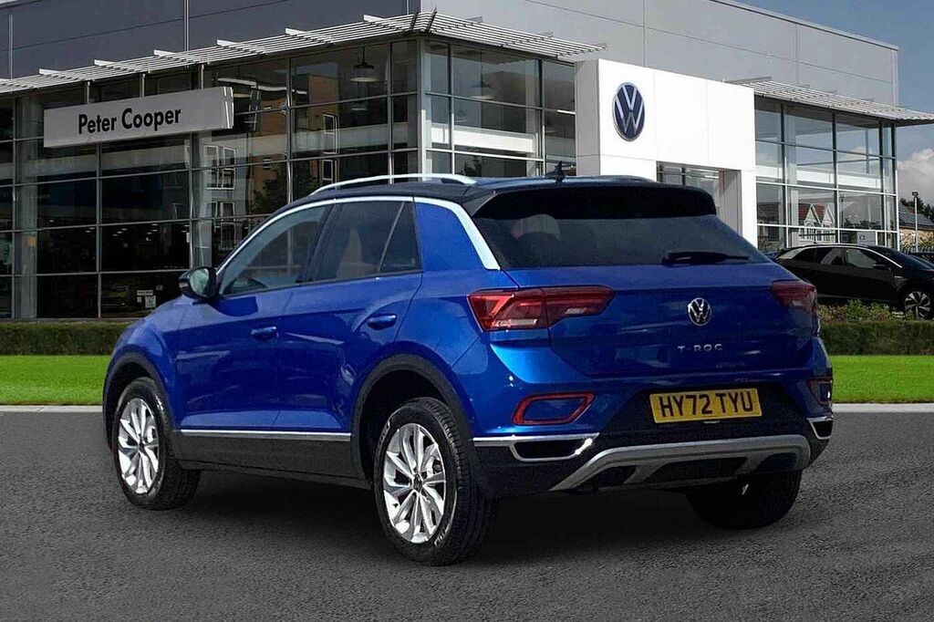Volkswagen T-Roc 1.5 Tsi Style Dsg HY72TYU Blue #3