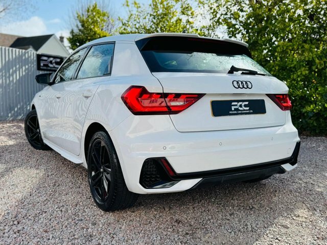 Audi A1 2019 1.0 Tfsi 30 S Line Sportback S Tro SL69OYX White #2