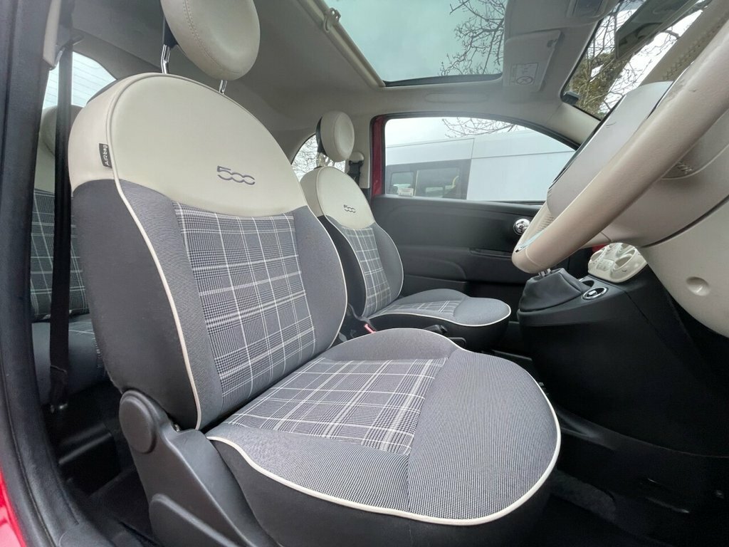 Fiat 500 1.2L Lounge DF18XBM Red #2