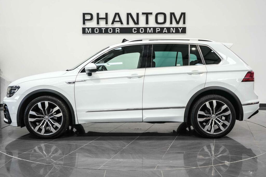 Volkswagen Tiguan 2.0 Tdi R-line Dsg 4Motion Euro 6 Ss  White #3