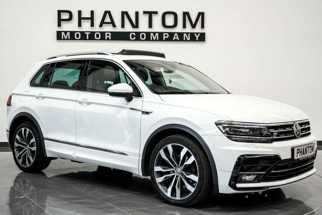 Volkswagen Tiguan 2.0 Tdi R-line Dsg 4Motion Euro 6 Ss White