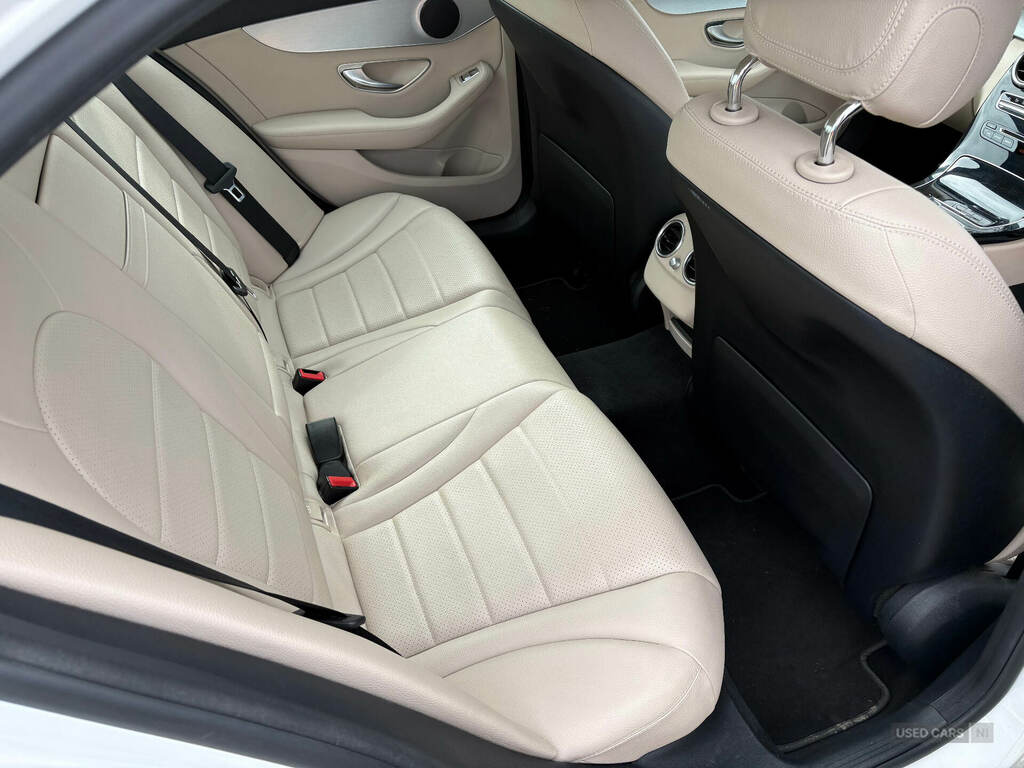 Mercedes-Benz C Class C200d Sport EN66ECV White #3