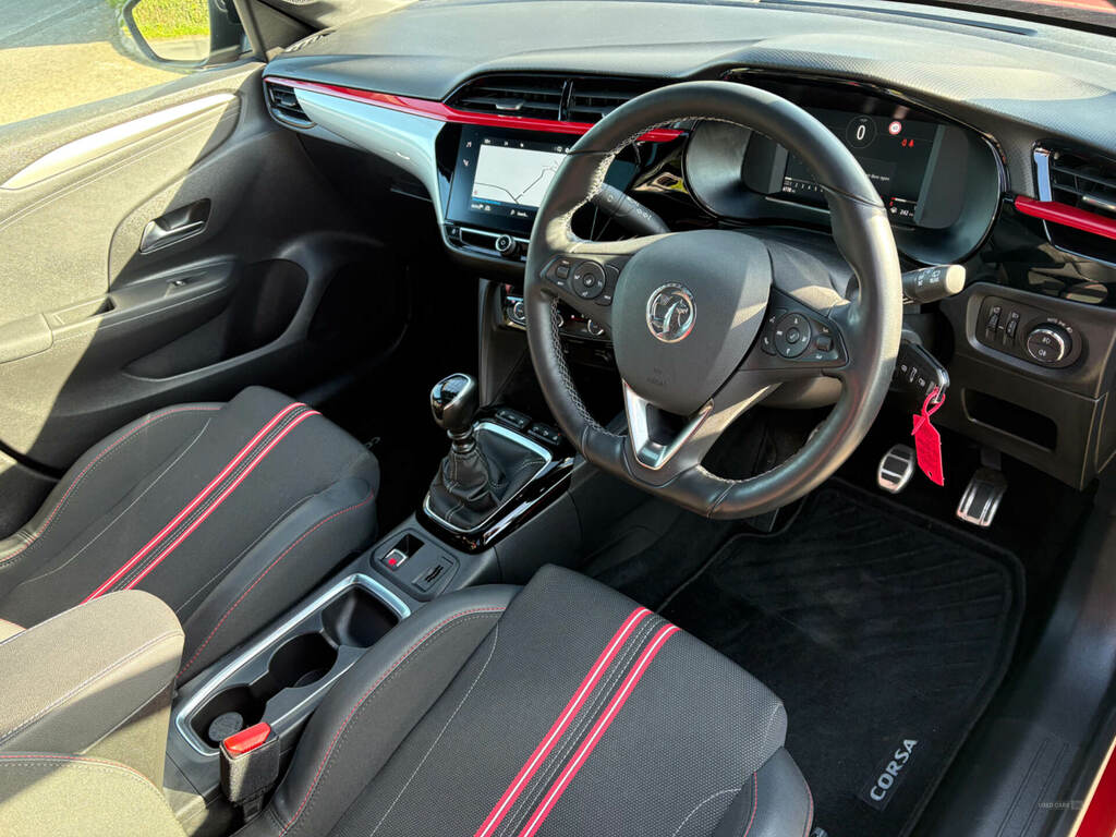 Vauxhall Corsa 1.2 Turbo Gs BMZ5177 Red #3