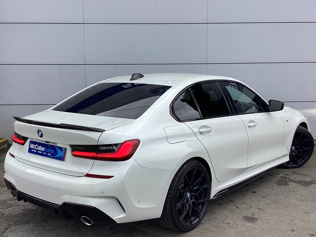 BMW 3 Series 2.0 320D M Sport Saloon Euro 6 S YC69SFZ White #4