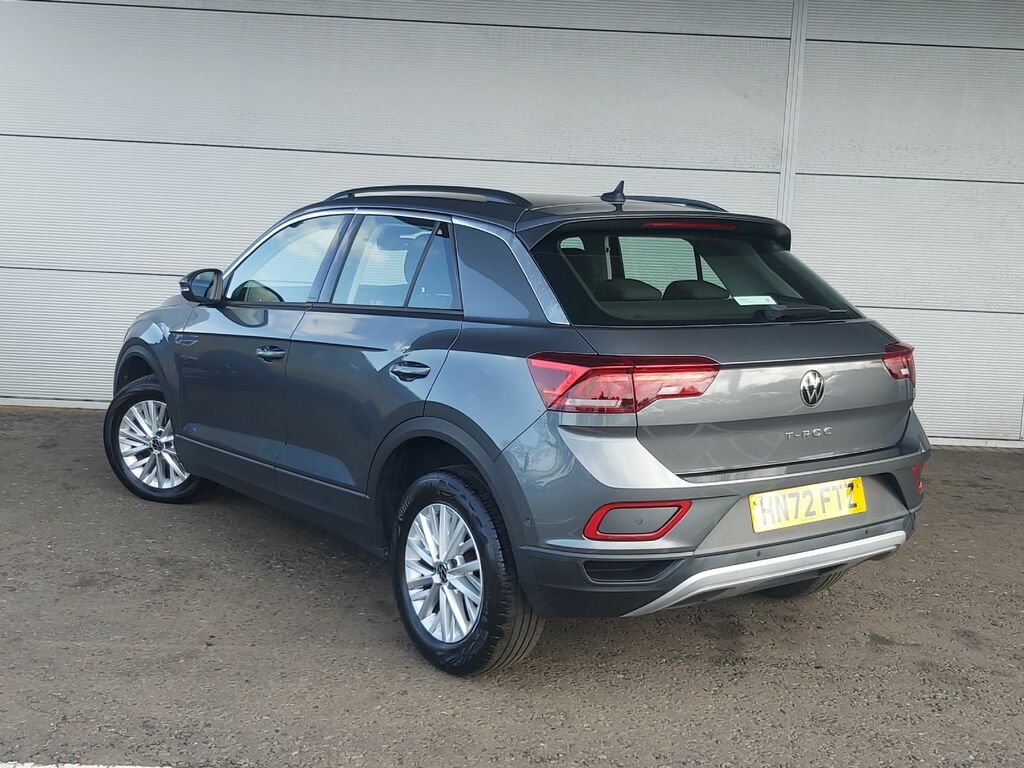 Volkswagen T-Roc 1.5 Tsi Life 150 Bhp HN72FTZ Grey #5