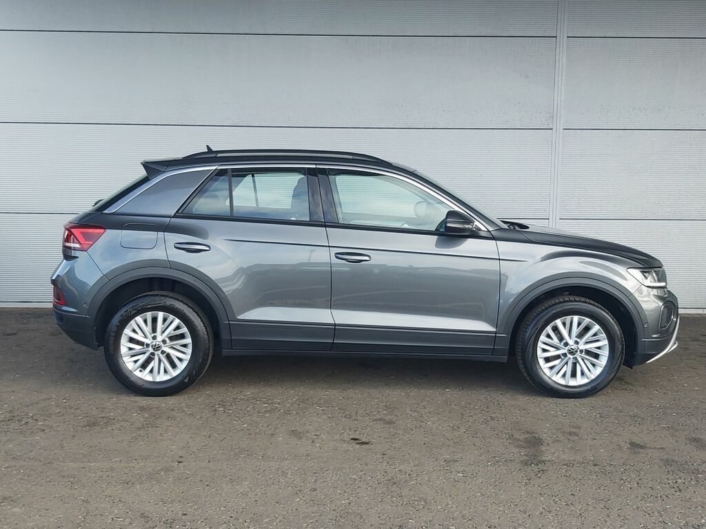 Volkswagen T-Roc 1.5 Tsi Life 150 Bhp HN72FTZ Grey #3