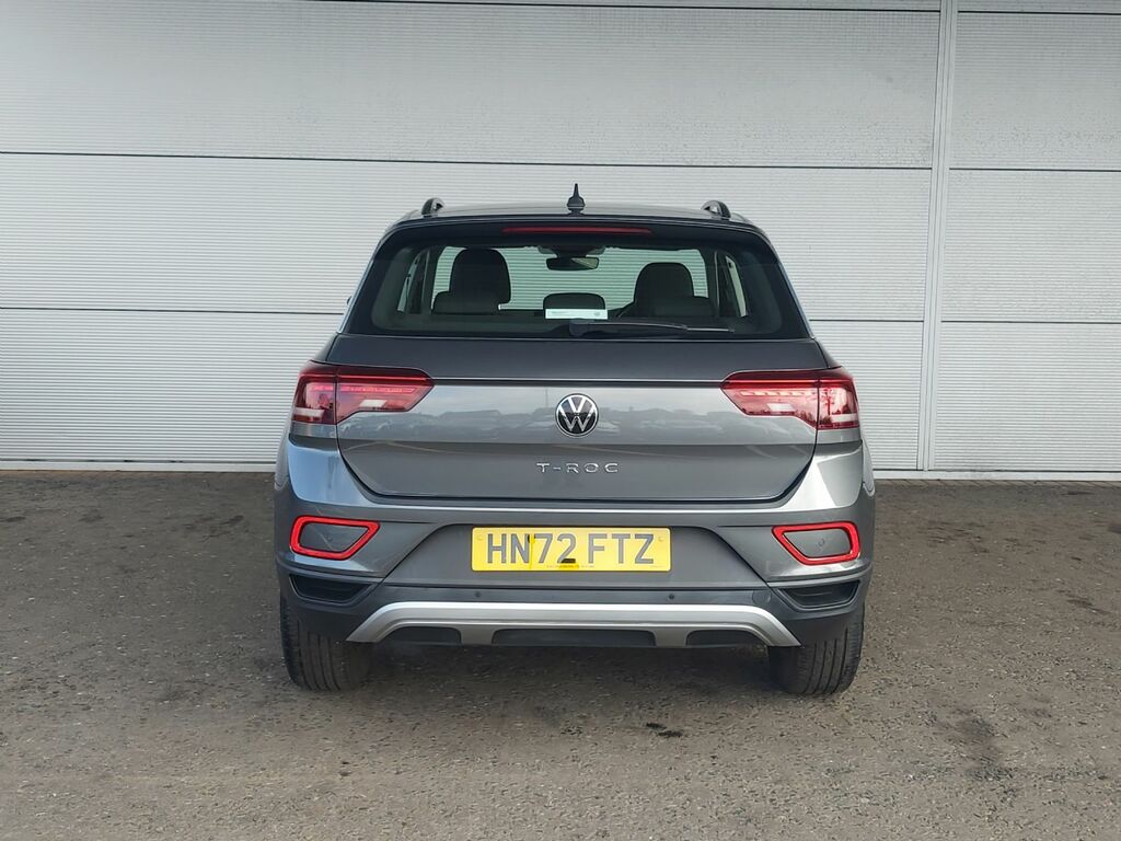 Volkswagen T-Roc 1.5 Tsi Life 150 Bhp HN72FTZ Grey #4