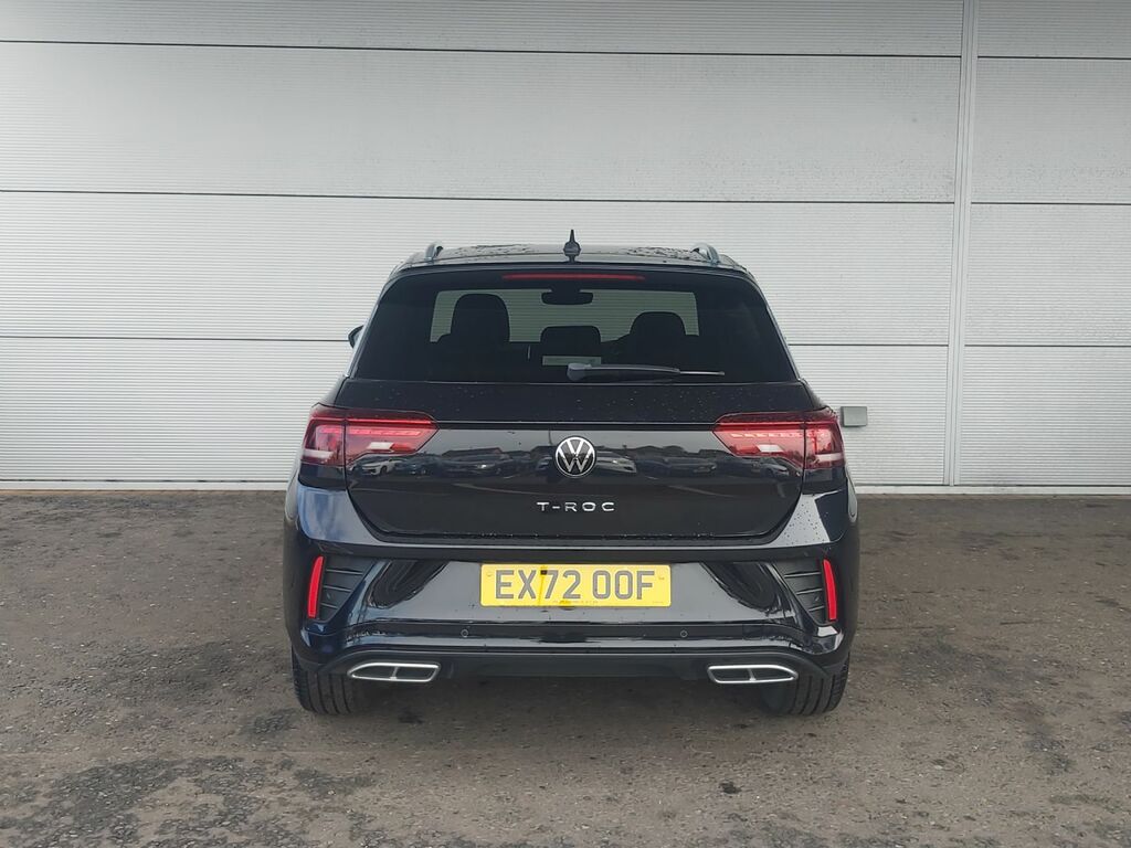 Volkswagen T-Roc 1.5 Tsi R Line 150 Bhp Dsg EX72OOF Black #4