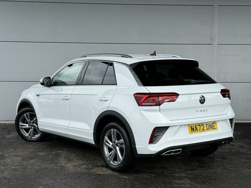 Volkswagen T-Roc 1.5 Tsi R Line 150 Bhp NA72DNE White #5