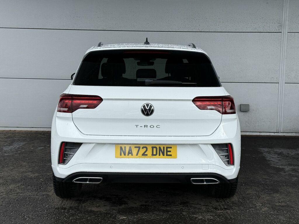 Volkswagen T-Roc 1.5 Tsi R Line 150 Bhp NA72DNE White #4