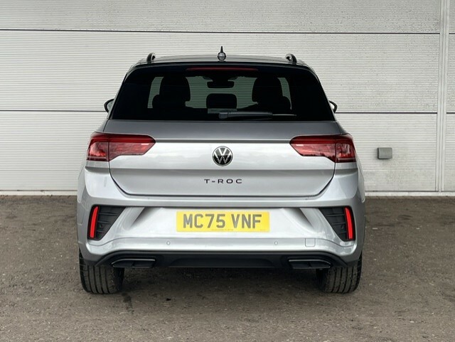 Volkswagen T-Roc 1.5 Tsi Black Edition Plus 150 Bhp MC75VNF Silver #4