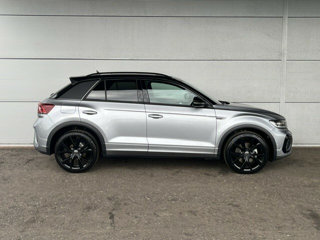 Volkswagen T-Roc 1.5 Tsi Black Edition Plus 150 Bhp MC75VNF Silver #3