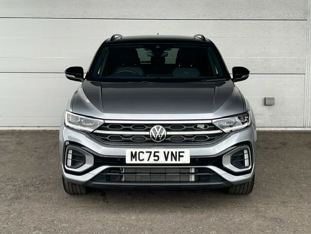 Volkswagen T-Roc 1.5 Tsi Black Edition Plus 150 Bhp MC75VNF Silver #2