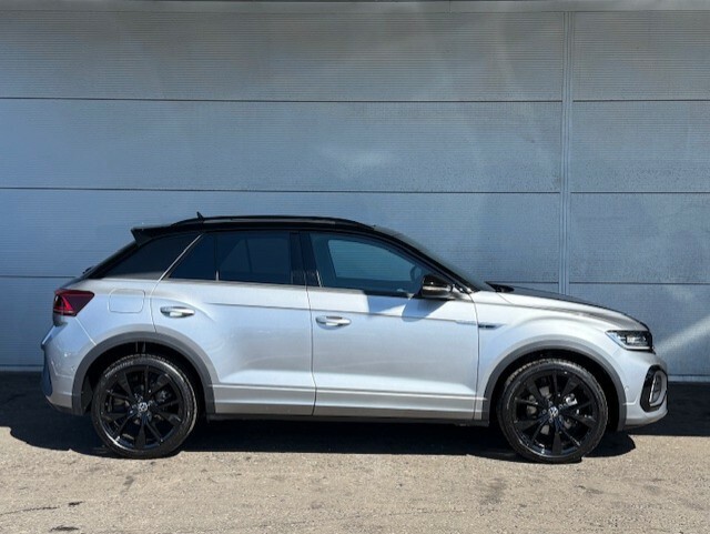 Volkswagen T-Roc 1.5 Tsi Black Edition Plus 150 Bhp MC75VML Silver #3