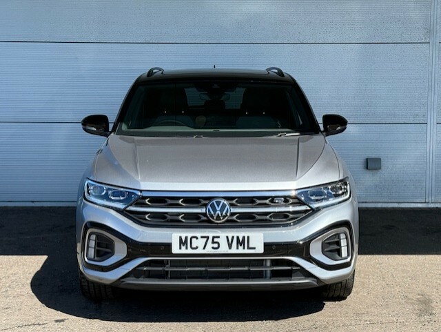 Volkswagen T-Roc 1.5 Tsi Black Edition Plus 150 Bhp MC75VML Silver #2
