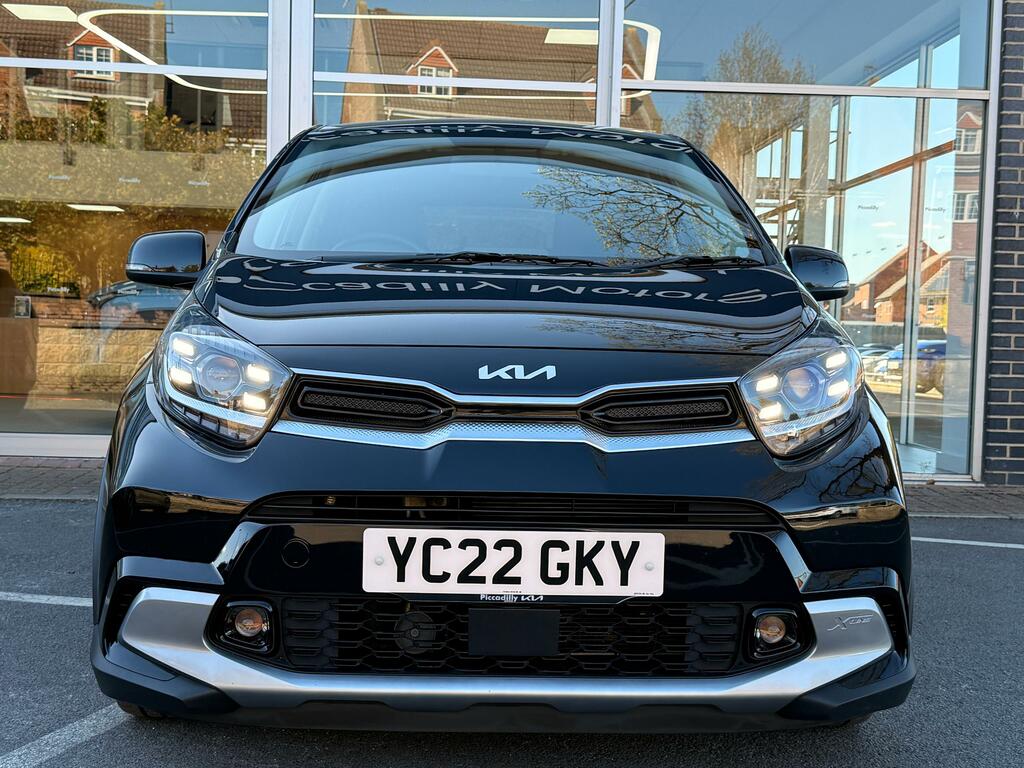 Kia Picanto 1.0 Dpi X-line S Hatchback Amt Euro 6 YC22GKY Black #2