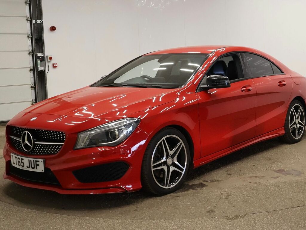 Mercedes-Benz CLA Class 2.1 Cla220 Cdi Amg Sport Coupe 7G-dct E Red #3