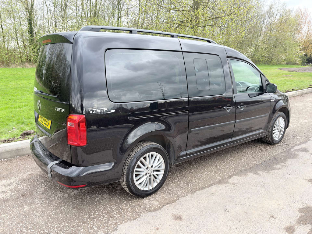 Volkswagen Caddy Maxi Life Allied Black Wheelchair Accessible Vehicle Wav 