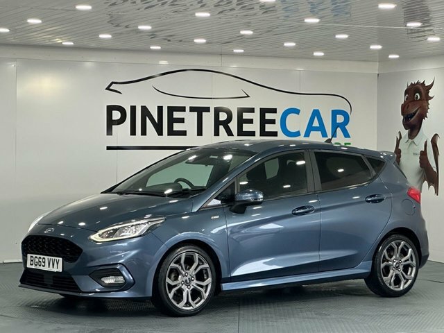 Ford Fiesta 1.0T Ecoboost Gpf St-line Hatchback Man BG69VVY Blue #3