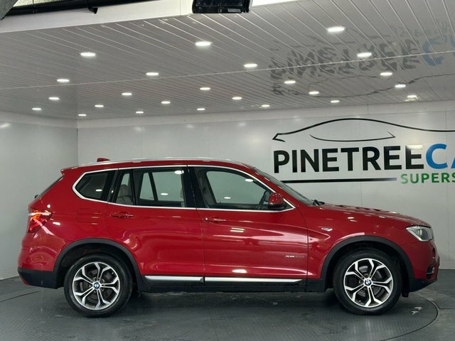BMW X3 2.0 20D Xline Suv Xdrive Euro 6 S CP65UKW Red #4