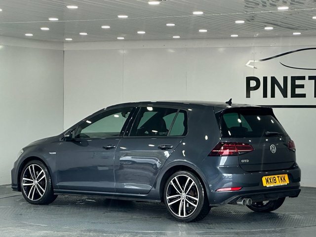 Volkswagen Golf 2.0 Tdi Gtd Hatchback Dsg Euro 6 S S MX18TKK Blue #5