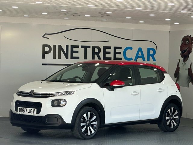 Citroen C3 1.2 Puretech Feel Hatchback Euro BD67JGV White #2