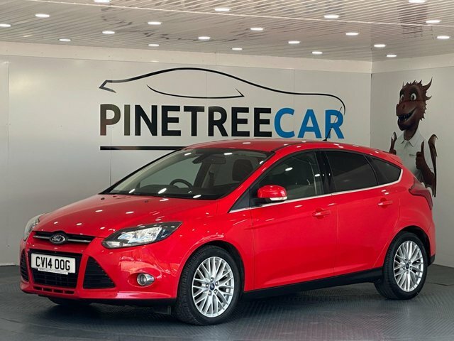 Ford Focus 1.6 Tdci Zetec Navigator Hatchback Manu CV14OOG Red #2