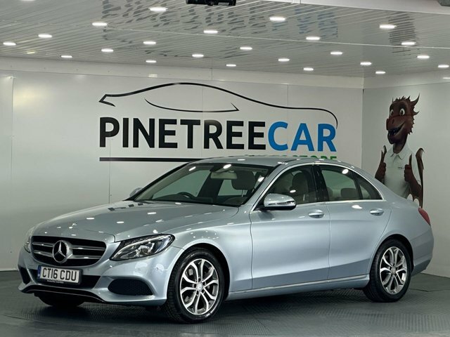 Mercedes-Benz C Class 2.1 C220d Sport Saloon 7G-tronic Euro CT16CDU Silver #2