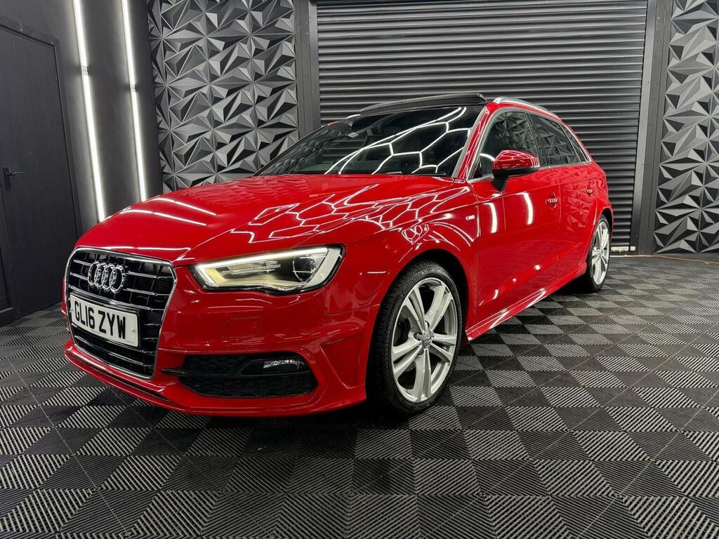 Audi A3 Hatchback 1.4 Tfsi Cod S Line Sportback S Tronic E Red #6