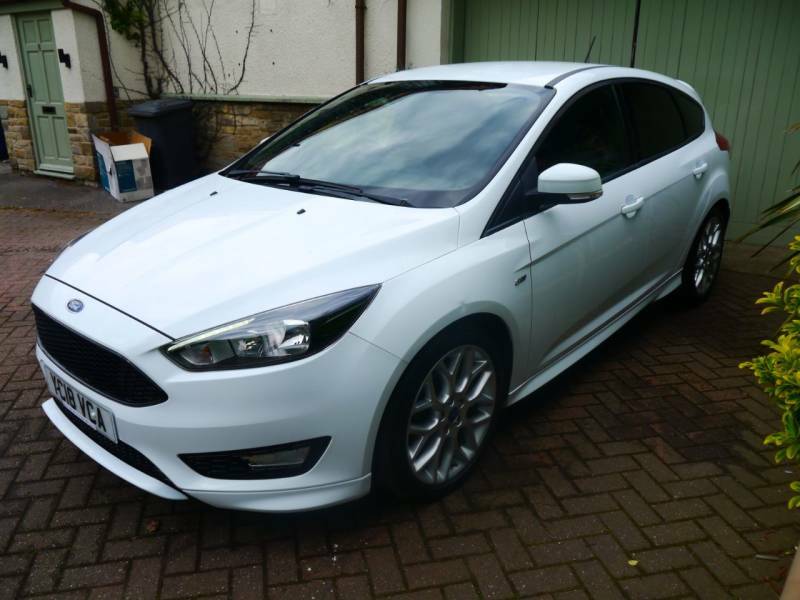 Ford Focus 1.0 Ecoboost 140 St-line Navigation - 2018 18 YC18VCA White #3