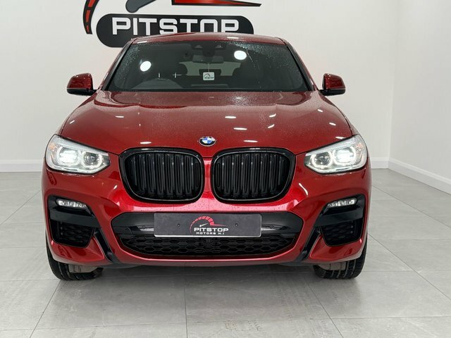 BMW X4 30D M Sport Suv YJ69RRL Red #5