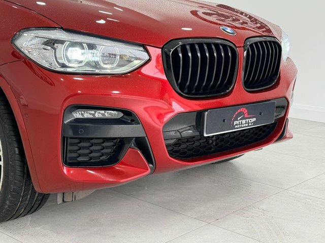 BMW X4 30D M Sport Suv YJ69RRL Red #6